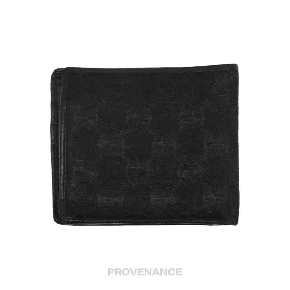 🔴 Gucci GG Bifold Wallet - Black GG Canvas